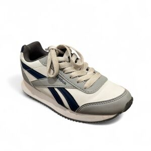 Reebok Kids' White and Navy Sneakers